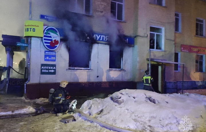 На улице Кирова в Туле сгорел легендарный магазин «Вишенка»
