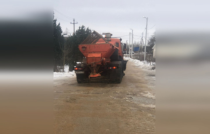 В Туле дорогу очистили ото льда после вмешательства прокуратуры