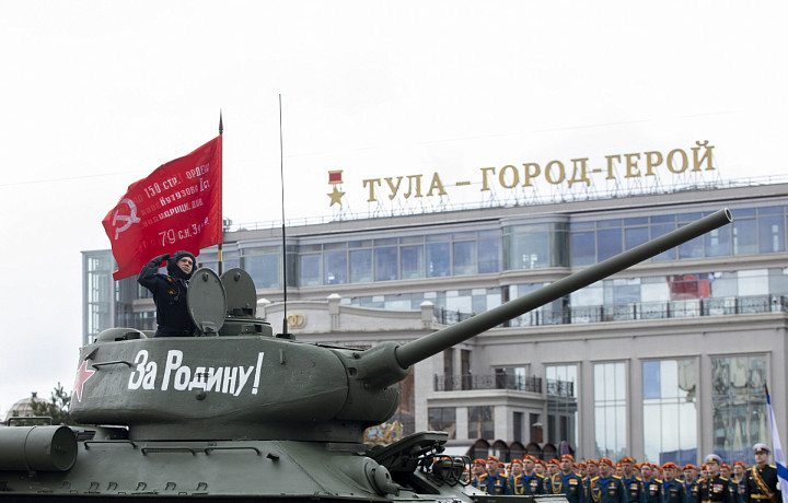 В Туле 9 мая состоится Парад Победы с участием 50 единиц техники