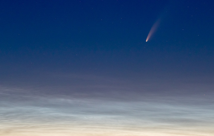 Почти полная Луна помешает тулякам увидеть комету «Неандертальца» 1 февраля