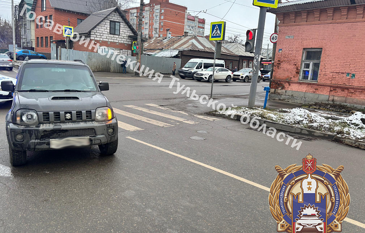 Водитель Suzuki сбил женщину на пешеходном переходе на улице Льва Толстого в Туле