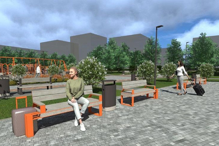 Тулякам показали, как будет выглядеть сквер «Встреча» после благоустройства