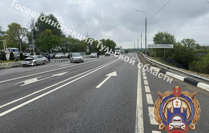 Пассажирка Hyundai пострадала в ДТП на трассе М-4 в Богородицком районе