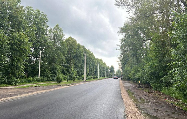 В Донском обновили одну из основных дорог Центрального микрорайона