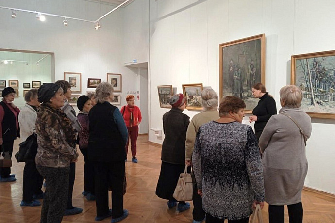 Активисты Советского округа Тулы посетили музей П.Н. Крылова