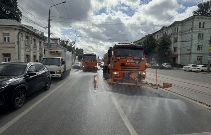 Коммунальные службы вывезли с улиц Тулы 30 кубометров смета за сутки