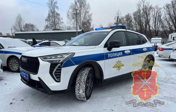 Тульские полицейские тестируют новую специализированную машину Haval