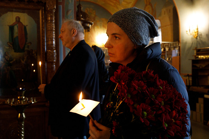 В Туле прошла церемония прощания с худруком тульского драмтеатра Дмитрием Красновым