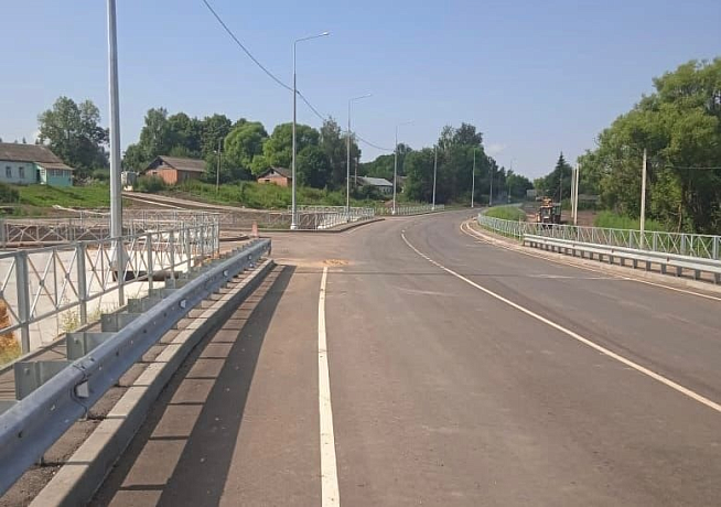 Мост в Щекинском районе открылся после ремонта