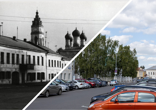 Ретро-Тула: Московский вокзал и площадь Ленина спустя сто лет