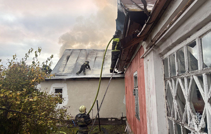 Тульские спасатели за сутки потушили три пожара в регионе