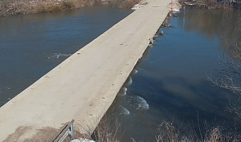 В Белевском районе из-за половодья закрыли мост через Оку у Николо-Гастуни