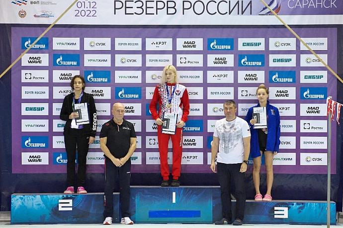 Тулячка завоевала «золото» и «серебро» на Всероссийских соревнованиях по плаванию