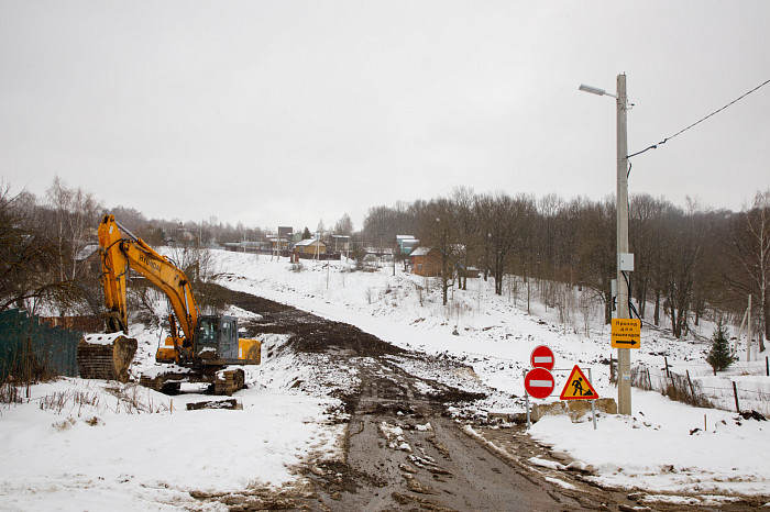 В Туле приступили к ремонту улицы Скуратовской – фоторепортаж с места проведения работ