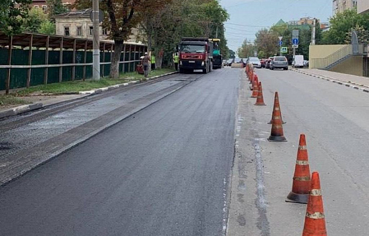 Более 46 тысяч квадратных метров дорог отремонтированы в Туле в 2022 году