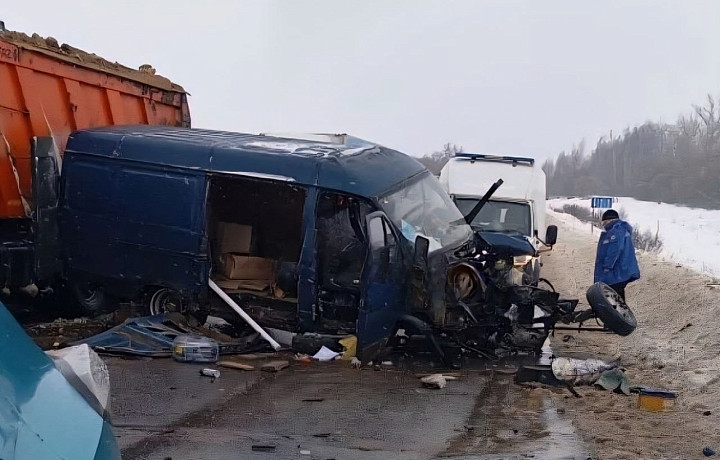 На дороге Лапотково-Ефремов произошло жесткое ДТП с двумя «Газелями»