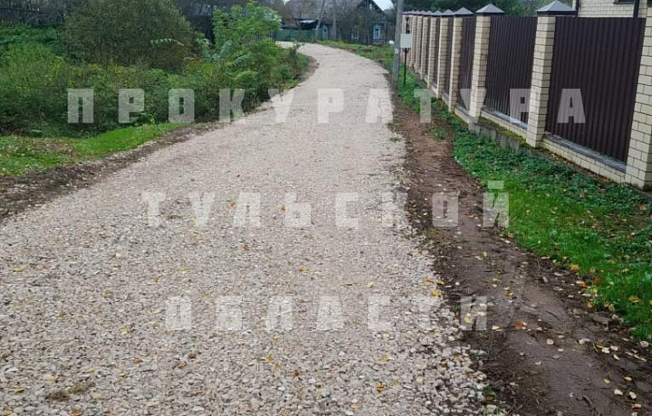 По требованию прокуратуры произведен ремонт грунтовой дороги в селе Григорьевское