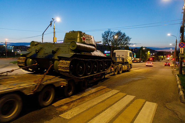 Фоторепортаж: в Туле прошла вторая репетиция Парада Победы