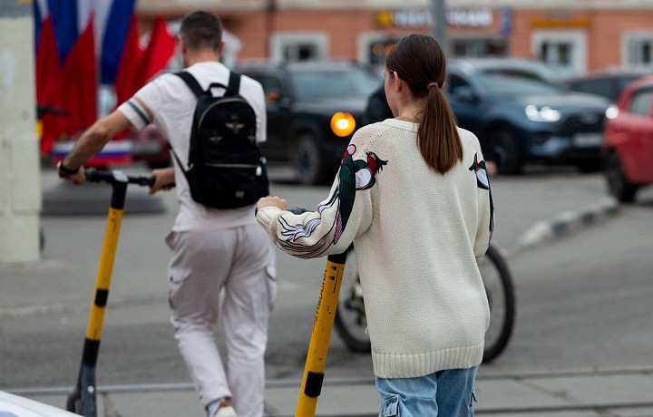 В Туле оштрафовали 17 самокатчиков и велосипедистов за один день рейда