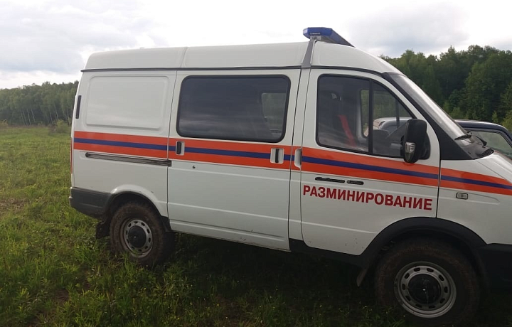 В Алексинском районе спасатели ликвидировали артиллерийский снаряд времен ВОВ