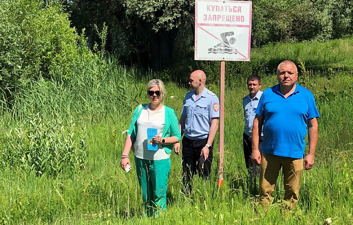 В Центральном парке Тулы прошел рейд по безопасному поведению на водоемах