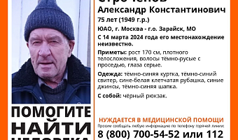Пенсионер из Москвы, нуждающийся в помощи врачей, может находиться в Тульской области