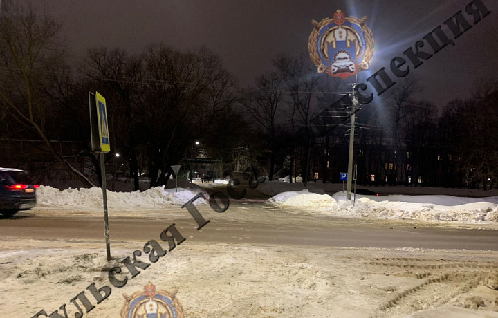 На улице Болдина в Щекино сбили четырехлетнюю девочку