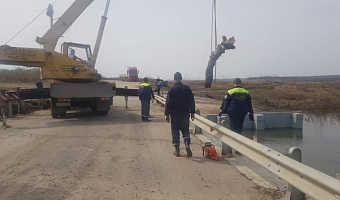 Движение по низководному мосту в тульской деревне Берники открылось 11 апреля