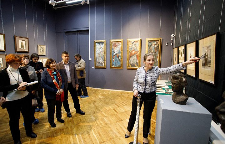 В тульском Музее изобразительном искусств открылась выставка о дружбе семьи Стравинских и Стеллецкого