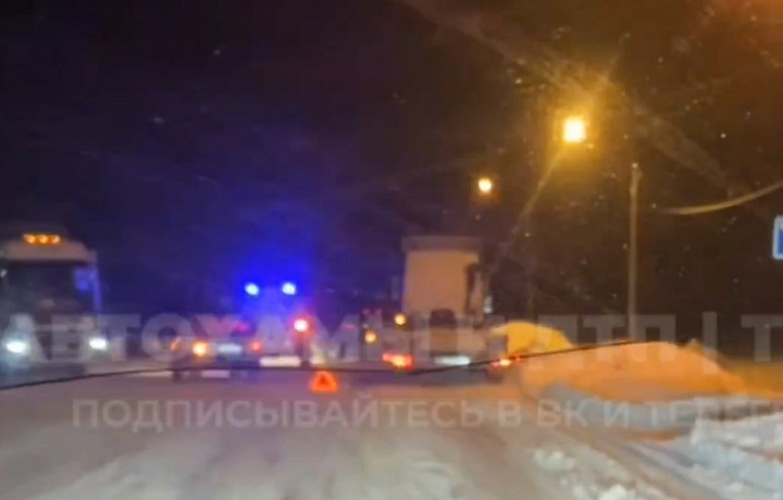 Водитель «ВАЗа» врезался в длинномер на трассе в Тульской области и попал в больницу