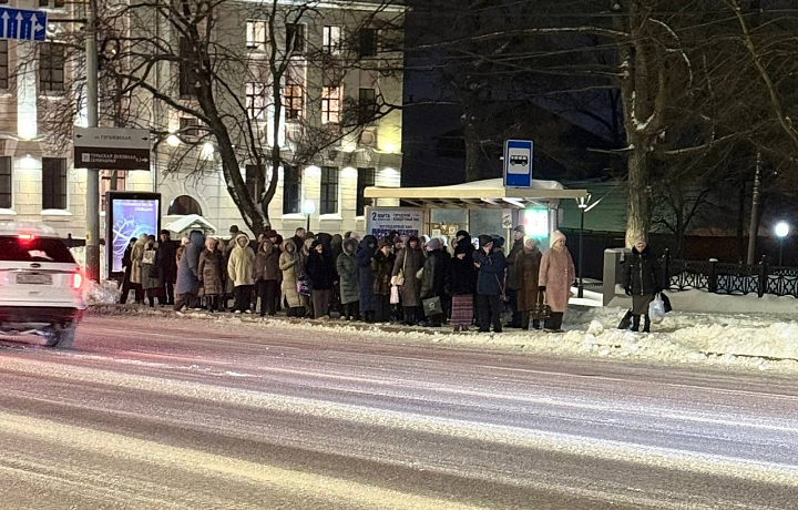 Туляки вновь пожаловались на работу общественного транспорта вечером 20 февраля