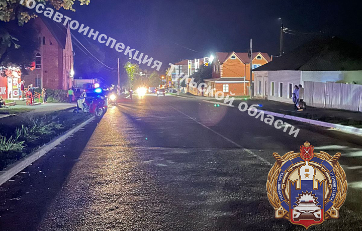 Мотоциклист сбил женщину на улице Урицкого в Богородицке