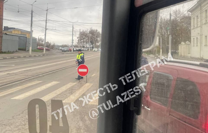 В Туле перекрыли Пролетарский мост днем 1 ноября