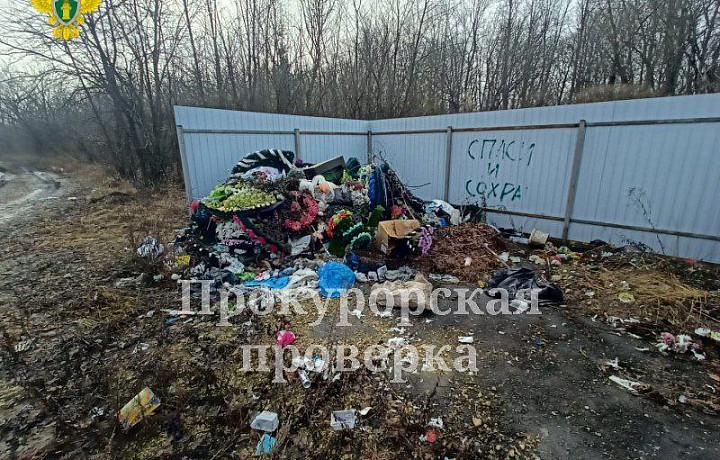 Прокуратура потребовала убрать свалку на кладбище у села Осиново в Воловском районе
