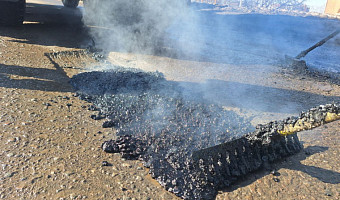 В Туле активизировали работы по ямочному ремонту дорог
