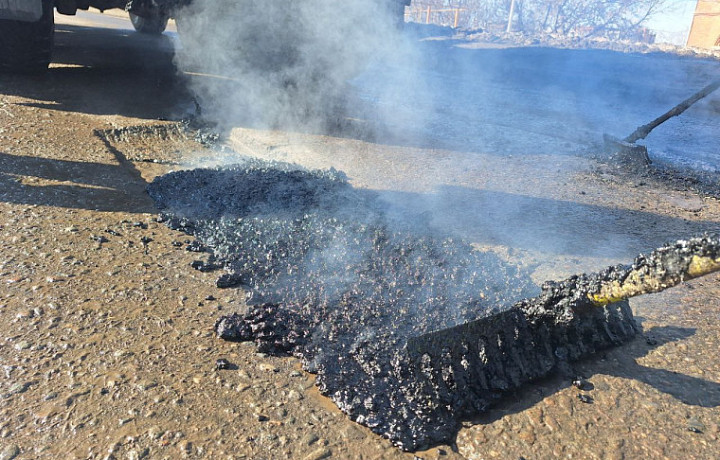 В Туле активизировали работы по ямочному ремонту дорог