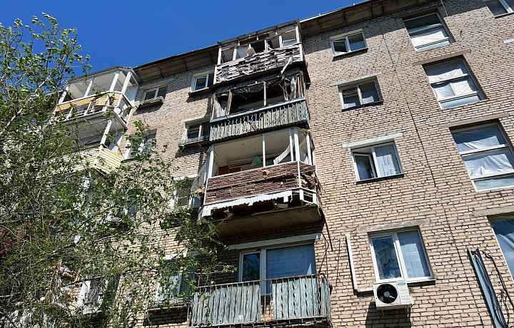 Жительница дома, пострадавшего от падения вражеского беспилотника, рассказала о случившемся