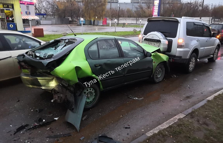 Момент ДТП с нетрезвым водителем в Туле попал на видеокамеру
