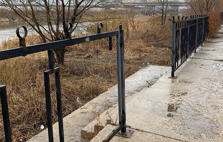 Туляки обратили внимание на неухоженное состояние Пролетарской набережной