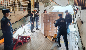 Тульские спасатели помогли в доставке гуманитарной помощи для Оренбургской области
