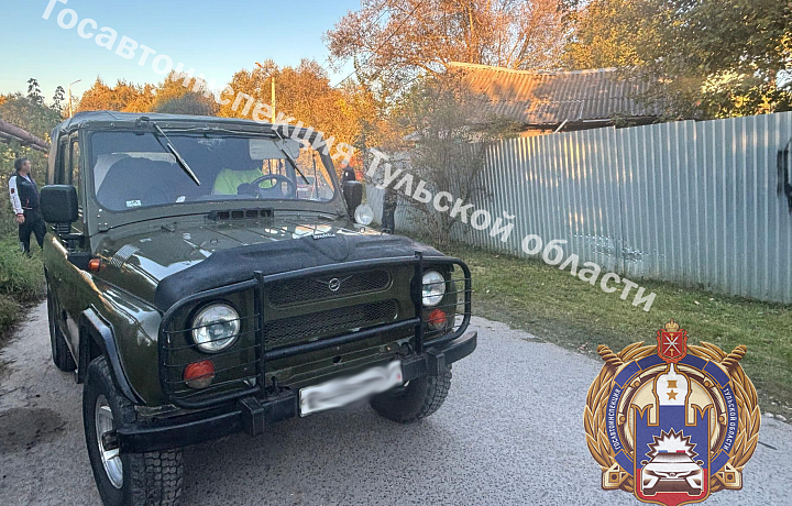 В тульском поселке Октябрьский водитель сбил девочку: ребенка госпитализировали