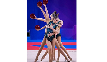 Тульская гимнастка завоевала первое место на Кубке мира в групповых упражнениях