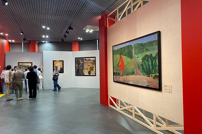 Образы, преисполненные невесомостью: в тульском Фонде искусств открылась выставка работ Александра Дейнеки