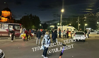 В Туле на улице Октябрьской сбили пешехода