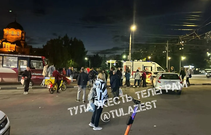 В Туле на улице Октябрьской сбили пешехода