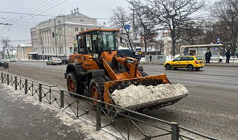 За сутки с улиц Тулы вывезено 5,8 тысячи кубометров снега