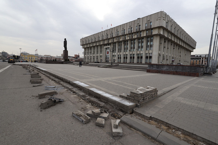 В Туле приступили к ремонту площади Ленина
