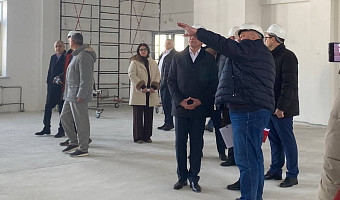 Дмитрий Миляев проинспектировал строительство школы в ЖК «Суворовский-2»