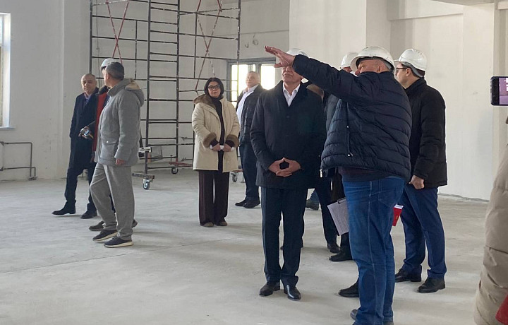 Дмитрий Миляев проинспектировал строительство школы в ЖК «Суворовский-2»