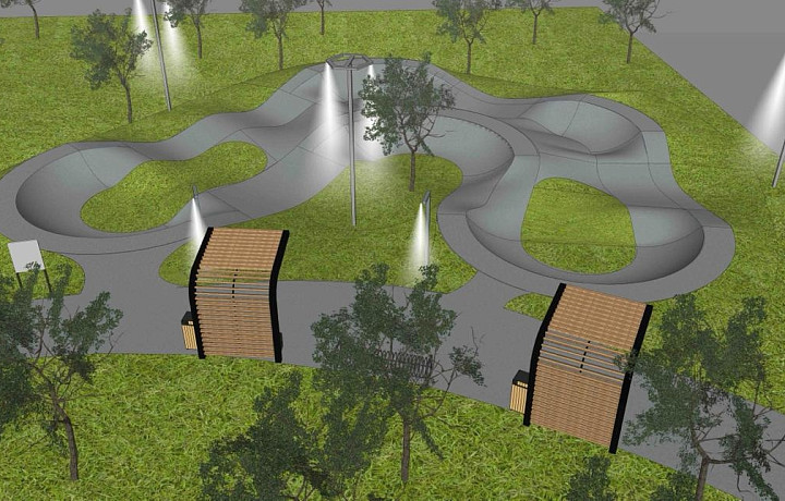 Памп-трек обустроят в Кимовском районе в 2026 году за 18,8 млн рублей